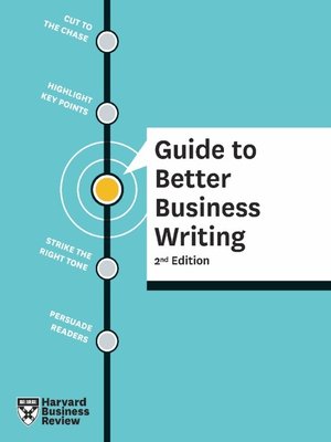 cover image of HBR Guide to Better Business Writing